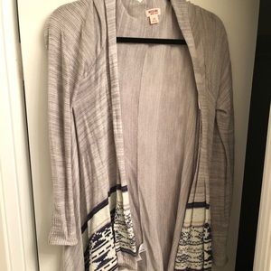 Grey cardigan